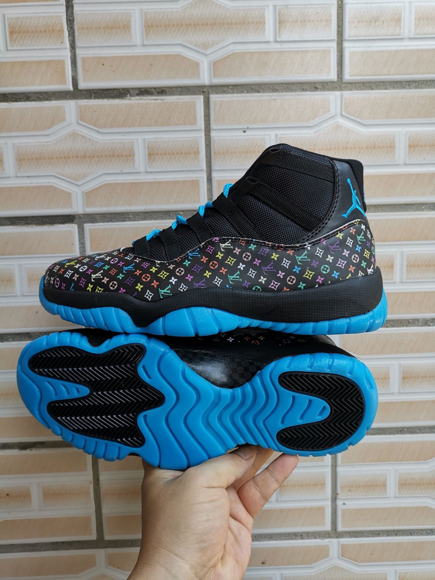 2019 Air Jordan 11 Retro Black Jade Colorful Shoes - Click Image to Close